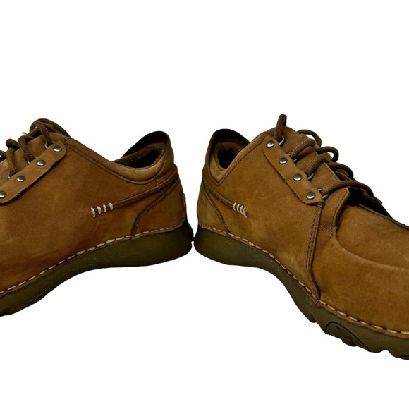 Teva Men’s Leather Lace Up Loafers Shoes Brown Size 12 - Picture 6 of 10